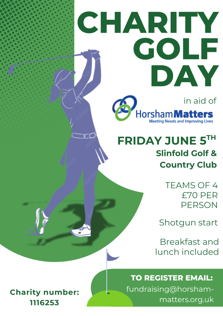 golf day flyer woman