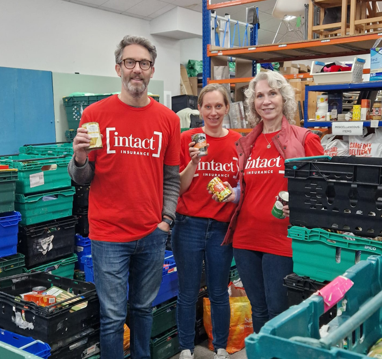 Volunteers from Intact Insurance