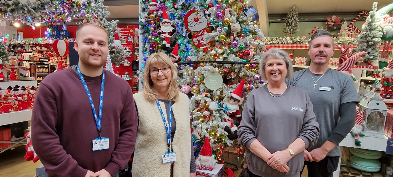Volunteers from Newbridge Nurseries 