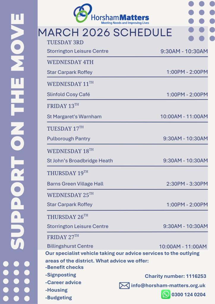 support on the move March 2026